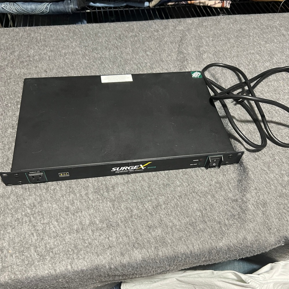 SurgeX SX1115 Advanced Series Mode Surge Eliminator Power Conditioner 120V 15A